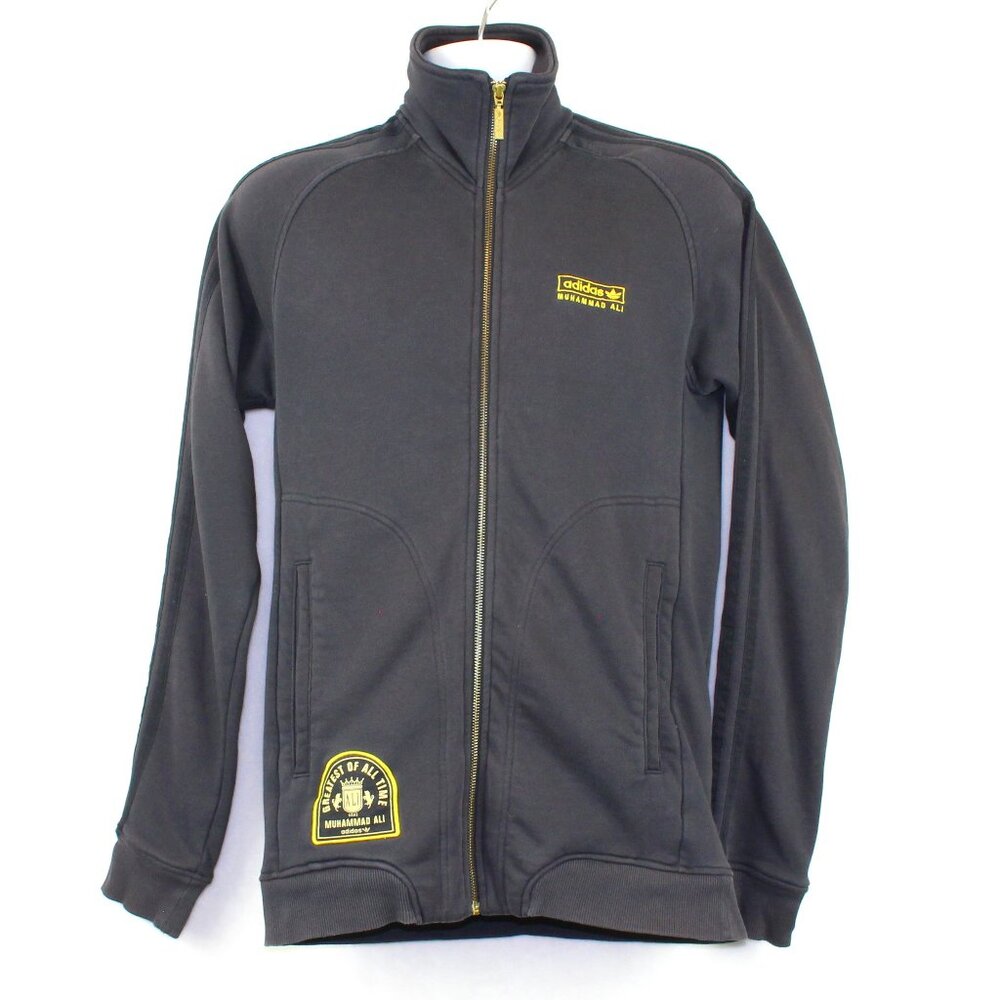 Adidas Muhammad Ali Greatest of all Time Full Zip Hoodie Mens Small